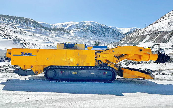 F10硬巖，徐工EBZ260單日掘進破9米！