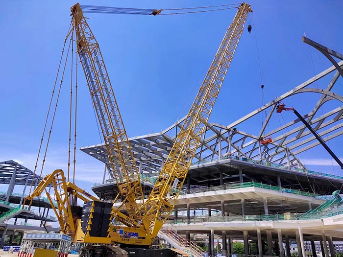 【全球之履】泉州站 XGC400-I——體育館建設(shè)大顯身手！