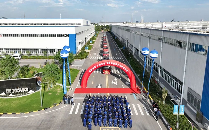 發(fā)車！100+徐工新能源電動(dòng)叉車盛大交付