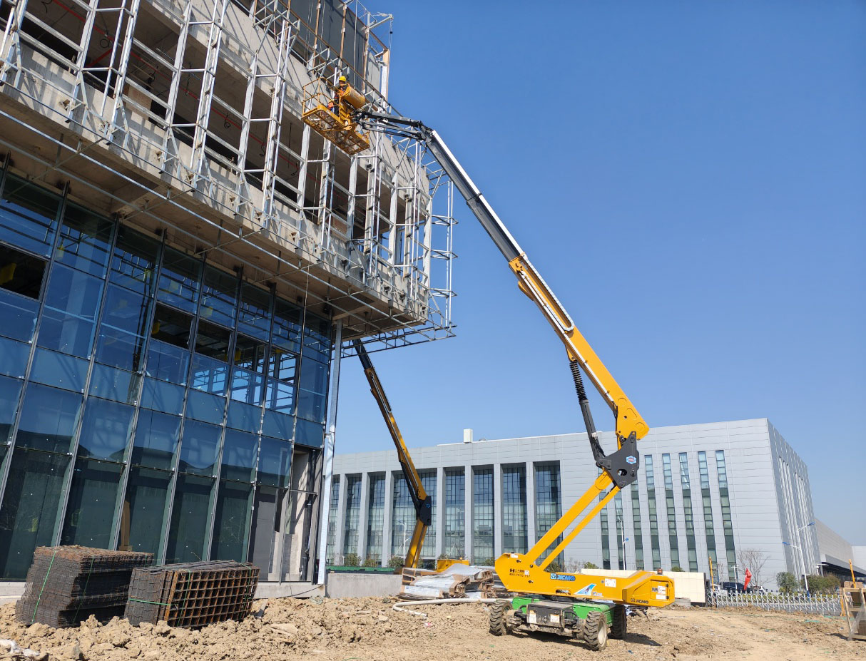 30-50米高空天團(tuán)！徐工10余臺(tái)直臂神器助力合肥新能源汽車產(chǎn)業(yè)園加速崛起