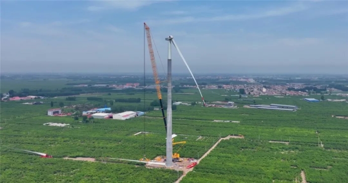 “全球第一吊”再臨燕趙！166米，XCA4000助力華北綠電