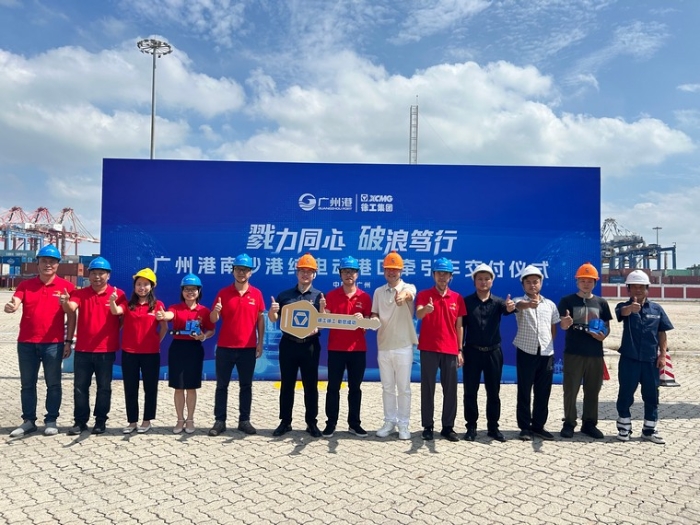 全力以赴！徐工純電動港口牽引車綠動廣州南沙港