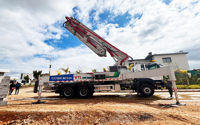 卓越性能|徐工XS43泵車助建摩洛哥！