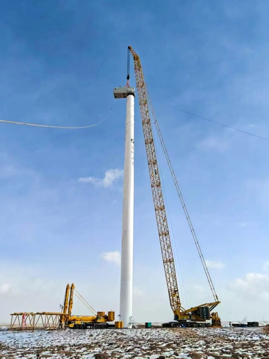 階段任務(wù)圓滿完成！XLC18000M一口氣拿下20臺(tái)風(fēng)機(jī)，為綠色地球加油~