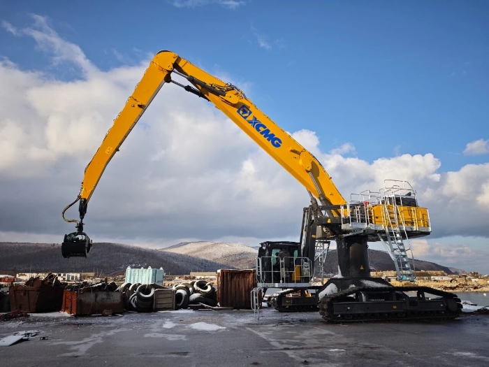 【工程特種兵】港口建設(shè)新寵兒！徐工XE850M抓料機上新！