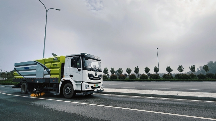 菏澤“迎賓大道”煥新進行時！來看徐工如何支招