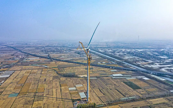 麥田工況實(shí)錄 | 徐工XGL3300-220S動(dòng)臂塔機(jī)170米高空顯身手