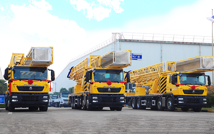 實用為王，破解路橋檢測難題！ 徐工橋梁檢測車批量啟程西部