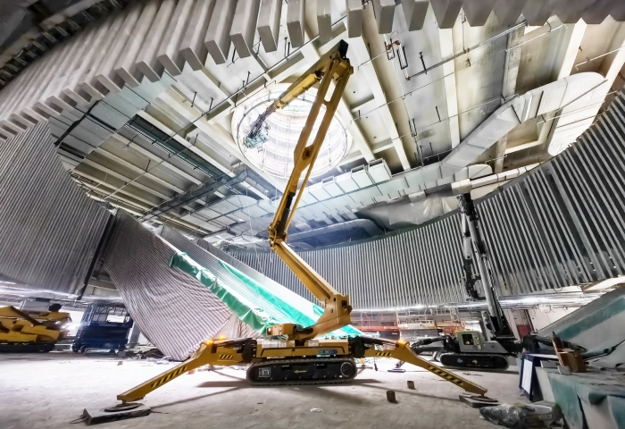 狹窄+跨障？徐工XGA26X-Li“蜘蛛俠”專治難題