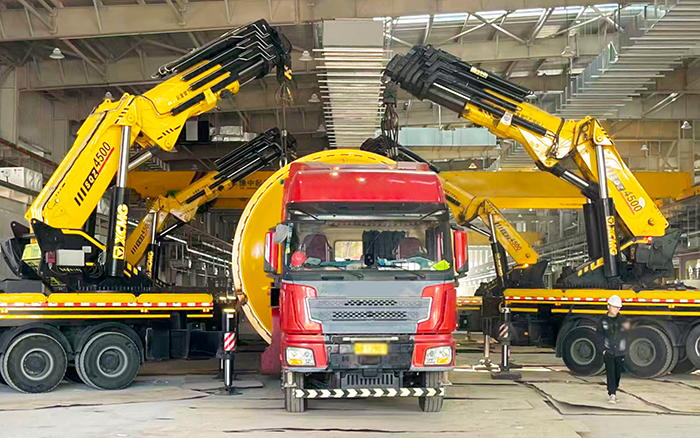 四臂聯(lián)動(dòng)破局！徐工 SQZ4500C 低矮廠房 “扛鼎” 160t