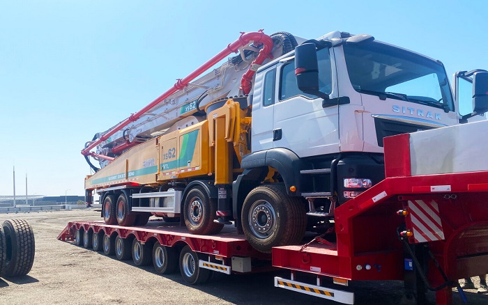 徐工泵車交付烏茲別克斯坦助力基建升級(jí)