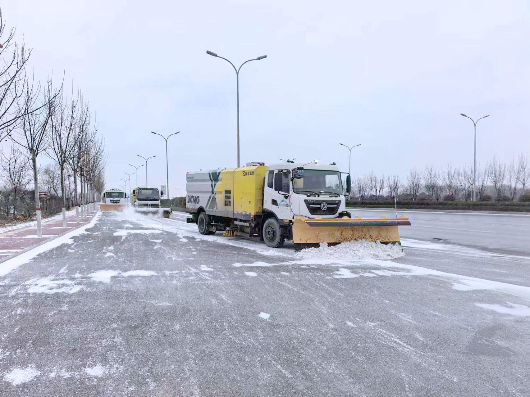 徐工除雪設備在山東 | 雪季無憂，暢行齊魯