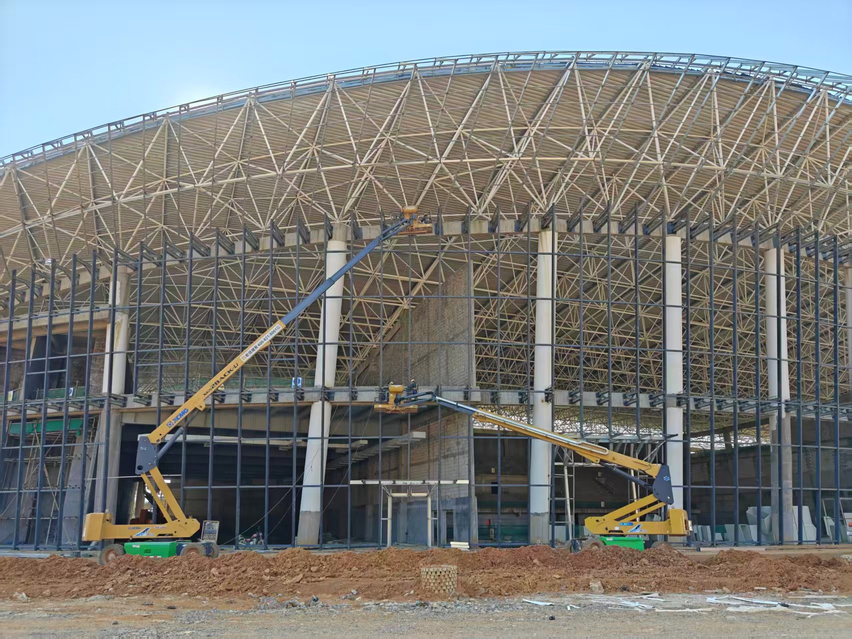 乒乓公園建設(shè)提速！XGS28ACK-Li助力打造廣西靖西運(yùn)動(dòng)新地標(biāo)